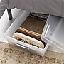 Iris 40 Quart Store and Slide Storage Container with Lid, Plastic, Gray (500229)~#|#~10B52F2B-1AF8-4328-BA838B64D1009E92_sc7