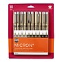 Sakura Pigma Micron Pens, Black & Gray, 10/Pack (SAK50146)~#|#~10C55462-0412-4E8D-9C30E99E350AEB5C_sc7