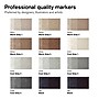 Winsor & Newton Promarker Dual-Tip Brush Alcohol Based Marker, Neutral Gray Tones, 12/Pack (WNX0290144)~#|#~10C60E42-D342-40EB-B6D5CA49074202B3_sc7
