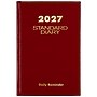 2027 AT-A-GLANCE Hardcover Diary, 5" x 7.5", Wide-Ruled, Red (SD387-13-27)~#|#~10C8B466-0313-4866-A005BB2FC0A5AB95_sc7