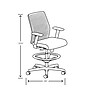 HON Ignition 2.0 ReActiv Back Vinyl Task Stool with Footrest and Lumbar Support, Black/Blue (HITSRA.S0.A.H.0S.SX04.BL.SB.T)~#|#~10D406B0-E70B-4E6E-8B617C4341D799CA_sc7