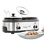 MegaChef Dual Buffet Server 1.5 Quart Slow Cooker, Silver (936120188M)~#|#~110AE514-995E-443A-BF4E3BA0CE3D6C2E_sc7