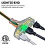 GoGreen Power 25' Indoor/Outdoor Extension Cord, 3-Outlet, 14 AWG, Orange (GG-15125)~#|#~1113AE9C-BB43-4ECB-A7D1E40B895B76CC_sc7