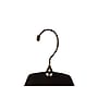 Nahanco 17" Plastic Heavy Weight Top Hanger, Black, 100/Carton (25500BHMG)~#|#~111D008C-96D3-4BEC-BB345218E0D728F7_sc7