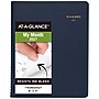 2027 AT-A-GLANCE 9" x 11" Monthly Planner, Faux Leather Cover, Navy (70-260-20-27)~#|#~111D5EF1-3AFE-4858-B2256381040531A0_sc7