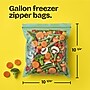Glad Zipper Freezer Storage Bags, Gallon, 15 Bags/Box (57034)~#|#~112C5239-FD3D-405F-B61380A99A763545_sc7