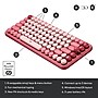 Logitech POP Keys Wireless Bluetooth Mechanical Keyboard, Heartbreaker (920-010709)~#|#~11423935-9A96-45FD-B943D1E75CD5A6DD_sc7