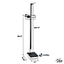 Viva Comfort ME904 Mechanical Physician Weight & Height Scale, White, 440 lbs. Capacity (ADIME904-02-MK)~#|#~11493431-D963-4C96-8E3BC055A510D052_sc7