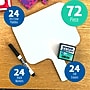 Flipside General Learning Melamine Dry-Erase Whiteboard Set, 8" x 9.75" (10042)~#|#~114CF5AF-B776-41C3-A8833A5ADA660C72_sc7