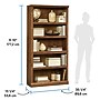 Sauder Select 70"H 5-Shelf Bookcase, Oiled Oak  (410367)~#|#~114D2160-D633-4CCF-A63472FC5A1A6517_sc7