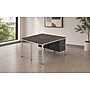Boss Office Products Simple System 48"W Desk with Pedestal, Driftwood, 2/Set (SGSD014-110)~#|#~114E1390-6F30-42F7-8A49773C62411BE7_sc7