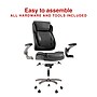 Staples Randolph Ergonomic Bonded Leather Executive Big & Tall Chair, 400 lb. Capacity, Black (ST62818)~#|#~11681B15-3F22-4661-AB5E80A744FC74A5_sc7