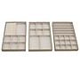 Household Essentials Stackable Jewelry Trays 3 Varieties with Compartments for Necklaces, (HH742-1)~#|#~116A9163-167A-439B-BB02494E4822DC09_sc7