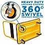 Mount-It! Foldable Flatbed with Swivel Wheels, 660 lb. Capacity, Black/Yellow (MI-921)~#|#~1189C272-3660-4F20-B48F72321F457BB0_sc7