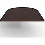 Lorell Prominence 2.0 72”W x 48”D 1.5” Thickness Half-Racetrack Shaped Table Top, Laminate, Mahogany (LLRPOC4872MY)~#|#~119EEBE8-50EA-4579-B6E779F9016976ED_sc7