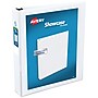 Avery Showcase 1 1/2" 3-Ring View Binders, Slant Ring, White (19651)~#|#~11B9F555-F084-4514-87766018B434A579_sc7