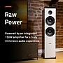 Fluance Ai81 2-Way Floorstanding Tower Speakers with 150W Built-in Amplifier, Black Ash (AI81)~#|#~11BD173B-5D1B-43FB-B0C7BE740178D38B_sc7