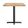 Flash Furniture Bennett Wooden Commercial Indoor Table, 48" x 30", Natural Top/Black Base (GSF3048NTT2230)~#|#~11BF40DA-1614-4480-8808635ACFAB2CFD_sc7