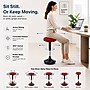 Uncaged Ergonomics Wobble Stool Armless Fabric Active Stool, Red (WSR)~#|#~11F438B4-F0F6-49D6-B0E448F394EE2458_sc7