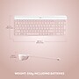 Logitech MK470 Slim Wireless Keyboard and Mouse Combo, Rose (920-011311)~#|#~12051C5F-1574-4FBE-8CB544C448CAD04B_sc7
