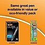 BIC Glide Bold Retractable Ballpoint Pens, Bold Point, 1.6mm, Black Ink, 4/Pack (VLGBP41-BLK)~#|#~120579D2-06A3-4940-A7719B5CF3DE3FEC_sc7