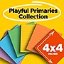 Post-it Super Sticky Notes, 4" x 4", Playful Primaries Collection, Lined, 90 Sheet/Pad, 6 Pads/Pack (6756SSAN)~#|#~E4059A58-0C36-4345-90EB5C99B95FFCD4_sc7