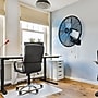 Vie Air 24-Inch 3-Speed Oscillating Wall Fan, Black (935124654M)~#|#~121D3A2A-5B22-4F47-890FEFCD5EEACF12_sc7