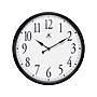 Infinity Instruments Bromidic Wall Clock, 16"Dia. (20311BK-4556)~#|#~124E3FD8-A0A1-4044-96AA0AD2252A4D1B_sc7