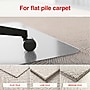 Staples Office Chair Mat, Clear Floor Mats with Lip, Flat-Pile Carpets, Extended Under-Desk Coverage, 48 x 36 Inch, Smooth Glide~#|#~12538833-C383-48F7-A628BB80262B7C8D_sc7