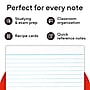 Staples Index Cards, 3" x 5", Lined, White, 500 Pack – Ruled Cards for Studying, Notes & Classroom Use~#|#~125D5413-B5A8-4D9C-886EE9F2ECFC5A4A_sc7