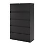 Staples HL8000 Heavy Duty 5 File Drawers Lateral File Cabinet, Black, Letter/Legal, 42"W (21748D)~#|#~126644DD-D24E-4C5B-B667BE014246FC2E_sc7