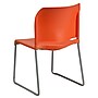 Flash Furniture HERCULES Series Plastic Contoured Stacking Chair, Orange/Gray (RUT238AOR)~#|#~12675A5D-86FA-4D16-A7218106BF149747_sc7
