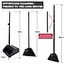 BISON LIFE Heavy Duty 48.5" Adjustable Lobby Dustpan and Broom Set, Black (BPES-DPBK-12A)~#|#~12717D1D-AB37-4148-9FE00AEE1D8FF3BF_sc7