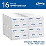 Kleenex Multifold Paper Towels, 1-ply, White, 150 Sheets/Pack, 16 Packs/Carton (01890)~#|#~128C43E4-EFD3-4440-80FC9405ACF3F61C_sc7