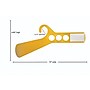Nahanco Stockroom Rail Dividers, Yellow, 25/Pack (BRDSY)~#|#~12A3031A-4019-43B7-95A1762E634E78E7_sc7