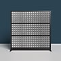 Luxor Studio Modular Wall Room Divider System Acoustic Panel, 70" H x 70" W, Freestanding, Gray, PET (PPWL002)~#|#~12A36D7E-9F6F-4843-A479B8363531D02E_sc7