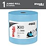 WypAll X80 Fabric Cleaning Wipers, 13.4" x 12.5", Blue, 475 Sheets/Roll (KCC41043)~#|#~12A39532-B16C-4EBF-BC683D2FC5AC9D48_sc7