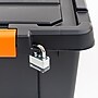 Iris 12 Gallon Heavy Duty Store-It-All Plastic Latching Storage Tote, Black (500215)~#|#~12A78F0E-5669-4ADC-BFBBC5C0819D7829_sc7