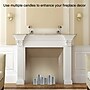 Lavish Home Flameless LED Candles, Silver, 3/Set (80-FC1003)~#|#~12AE2C87-AD25-4855-B27B6A14555A5BAE_sc7