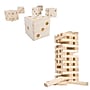 Hey! Play! Wood Stacking Game and Large Dice Set, Natural Wood (80-ZS-TT)~#|#~12AF5872-3682-4FFD-9C6CDFE801C83AB2_sc7