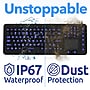 Delton M70 Wired Airtight Waterproof Keyboard, Black (DKBWM70-U)~#|#~12CADD84-54FC-4291-9795A4D23DE21950_sc7