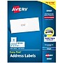 Avery Easy Peel Inkjet Address Labels, 1" x 2 5/8", Matte White, 3000 Labels/Box (8460)~#|#~12D485D1-FFD4-4ACD-BD81FB05138F2CB7_sc7