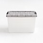 Iris 40 Quart Stack and Pull Plastic Latching Storage Bin, Clear (500209)~#|#~12E15EE0-908D-4616-9C45533D32590AD0_sc7