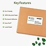 Avery EcoFriendly Laser/Inkjet Shipping Labels, 2" x 4", White, 250 Labels/Pack (48263)~#|#~12E3A5A0-54E1-4F68-99789657893CCBD7_sc7