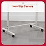 TRU RED™ Magnetic Painted Steel Mobile Dry Erase Board, Aluminum Frame, 30"H x 40"W (TR62827)~#|#~12E82869-99B5-4CCD-9F5EAB9F32D974F4_sc7