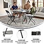 Flash Furniture HERCULES Plastic Folding Chair, Black, 4/Pack (4LEL3BLACK)~#|#~12F8935B-5CF3-4ED5-8089A132553B7D12_sc7