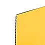 Flipside Tri-Fold Presentation Board, 36" x 48", Corrugated, Yellow, 24/Carton (30070-24)~#|#~12F992DD-8D01-4B5C-8AA2B2D3999DDCCF_sc7