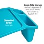 Mind Reader 10.75" x 22.25" Plastic Kids' Lap Desk Activity Tray, Blue, 2/Pack (2KIDLAP-BLU)~#|#~13162D17-FB0F-4B29-8B42AA58494E8603_sc7