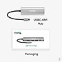 Plugable 4-in-1 USB-C Hub with 4K HDMI, 100W, Silver (USBC-4IN1)~#|#~1323A89F-1539-49D5-B60F993F355B7AB7_sc7