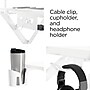 Emerge Vizon 47"W Gaming Desk, White (60986)~#|#~1337BF50-F13F-451C-B4A9A5A87CDBE95E_sc7
